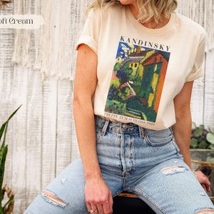 Kandinsky Art Shirt, Artist Shirt, Artwork Tshirt, Art Teacher Gift, Painting Shirt, Art Lover Tee, Aesthetic Tee, Artist Gift, Artsy TShirt