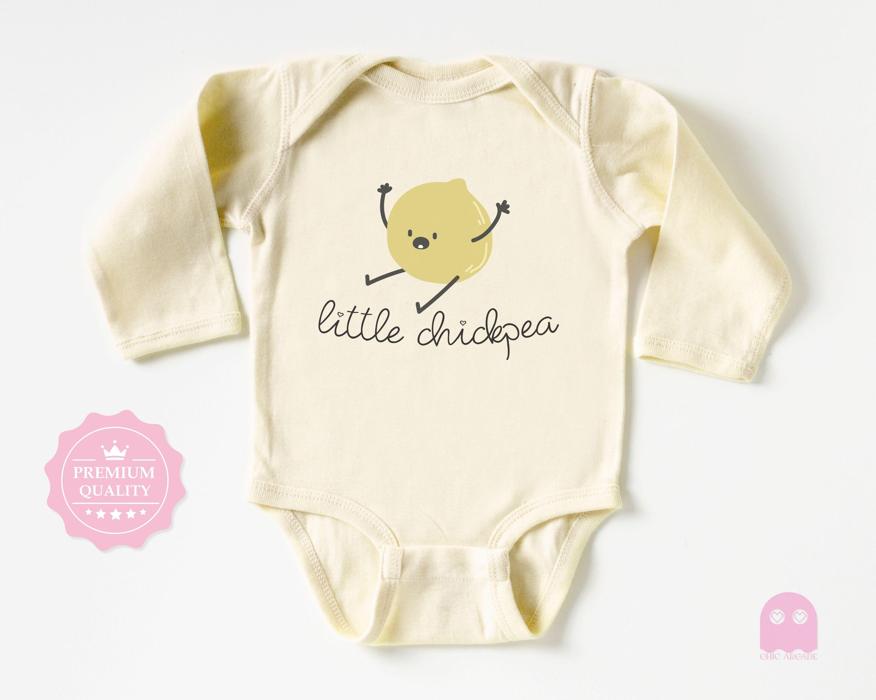 Little Chickpea Baby Bodysuit Cute Food Baby Outfit Funny Baby