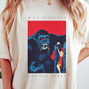 Vintage King Kong Shirt, Vintage Poster T-Shirt, Retro Shirt, Movie Poster Inspired Shirt, Gorilla T-Shirt, 1933 King Kong Classic