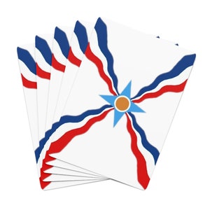 Assyrian Flag | White | Playing Cards
