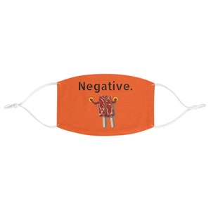Negative, I am a meat popsicle | Fifth Element | Bruce Willis | Fabric Face Mask