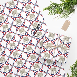 Assyrian Flag | Lamassu | Gift | Christmas | Wrapping Paper