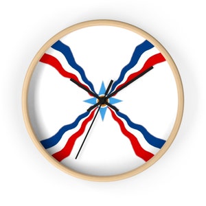 Assyrian Flag | Wall Clock