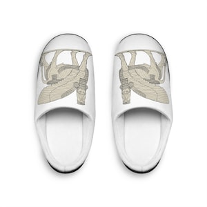 Assyrian Lamassu Men&#39;s Indoor Slippers