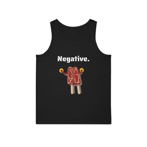 Negativ. Ich bin ein Fleisch am Stiel | ""Bruce Willis""" Fünftes Element | Tank Top | Unterhemd