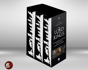 Der Herr der Ringe Box Set JRR Tolkien Sprayed Edges Custom-made Special Edition Bücher