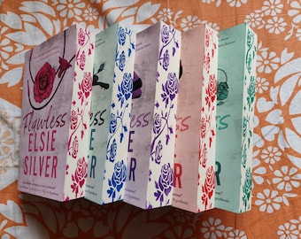 Chestnut Springs Series, Flawless, Heartless, Powerless, Reckless, Hopeless, Elsie Silver, Sprayed Edges Custom-made Special Edition Books
