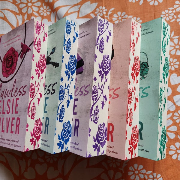 Flawless, Heartless, Powerless, Reckless, Hopeless, Elsie Silver, Chestnut Springs Series Sprayed Edges Custom-made Special Edition Books