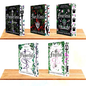 Machtlos, kraftvoll, rücksichtslos, furchtsam, furchtlos, Lauren Roberts, Die machtlose Trilogie, besprühte Kanten Individuell angefertigte Bücher Sonderedition