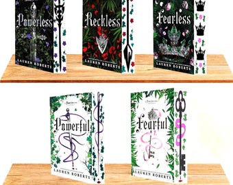 Impotente, Poderoso, Temerario, Audaz, Lauren Roberts, Trilogía Impotente, Libros de Edición Especial a Medida con Bordes Rociados