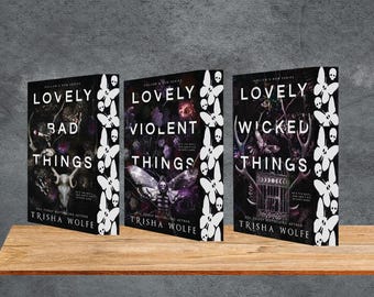 Cosas malas encantadoras, Cosas violentas encantadoras, Cosas perversas encantadoras, Trisha Wolfe, Serie Hollow's Row, Bordes rociados, Edición especial de Halloween