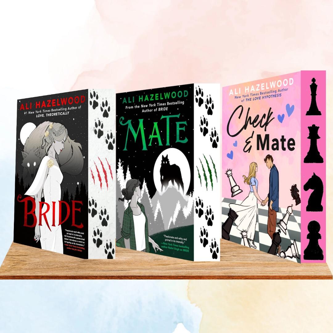 Bride, Mate, Check & Mate by Ali Hazelwood: Sprayed Edges Special