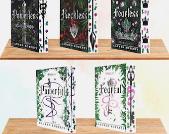 The Powerless Trilogy, Fearful, Powerful van Lauren Roberts: Sprayed Edges Special Edition-boeken
