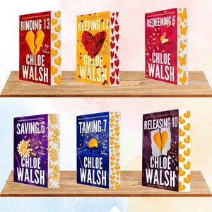 Boys of Tommen Series by Chloe Walsh: Sprayed Edge Special Edition Paperbacks