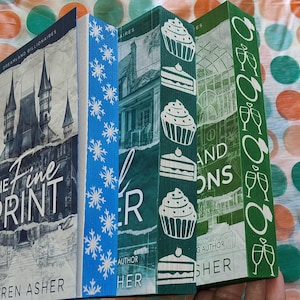 The Fine Print, Terms and Conditions, Final Offer, Lauren Asher, Dreamland Billionaires Series,  Sprayed Edges Special Edition Books