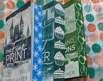 Letra pequeña, Términos y condiciones, Oferta final, Lauren Asher, Serie Dreamland Billionaires, Edición especial Sprayed Edges Books