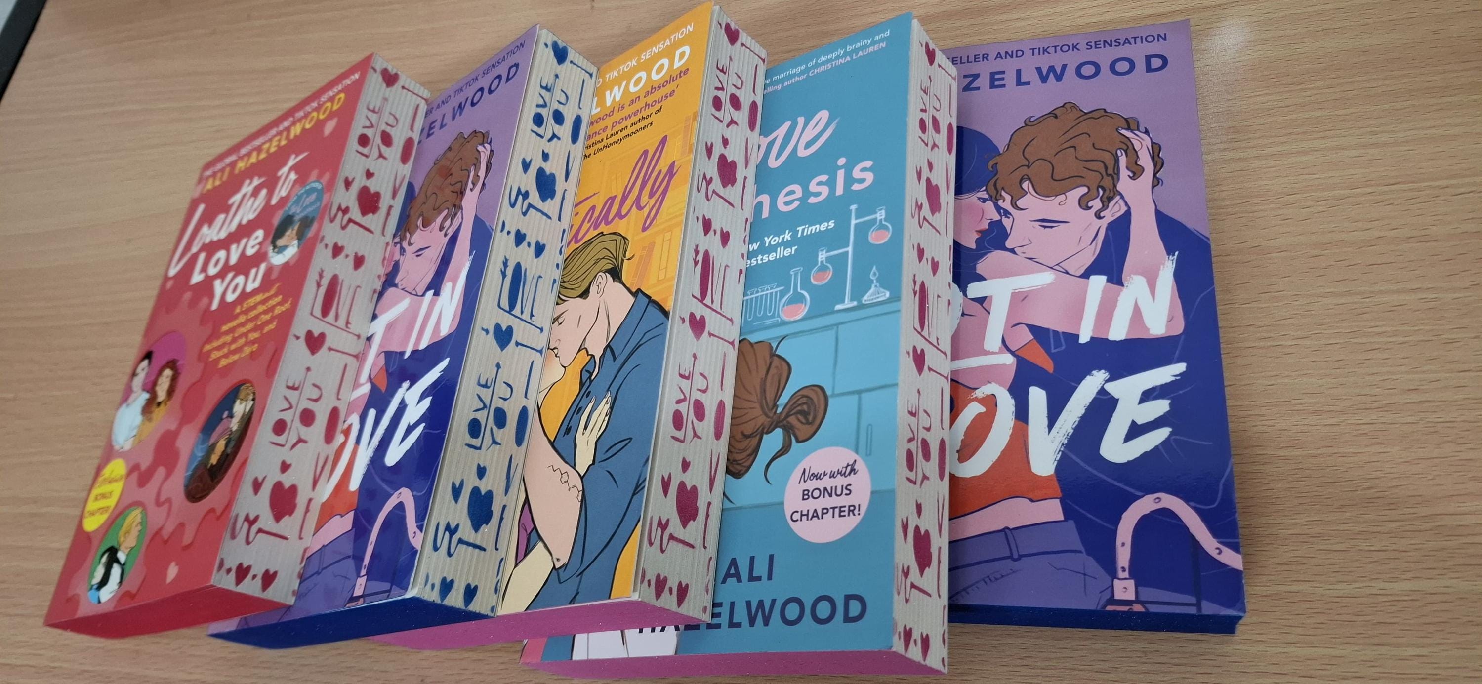 Ali Hazelwood Sprayed Edges Paperback: Love Theme Design - Etsy