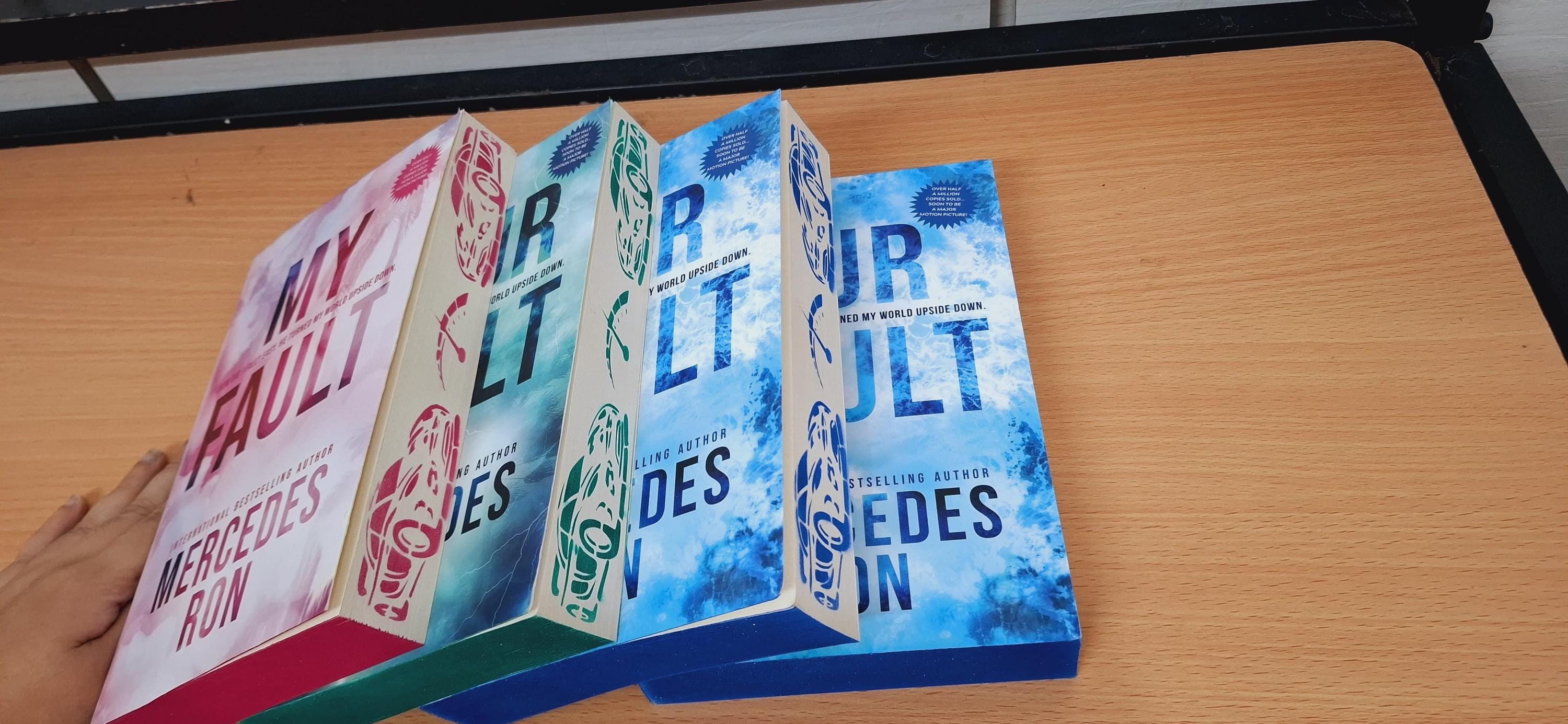 My Fault, Your Fault, Our Fault, Culpables Trilogy, Mercedes Ron, Culpa  Mia, Culpa Tuya, Culpa Nuestra, Sprayed Edges, Special Edition Books - Etsy  Ireland