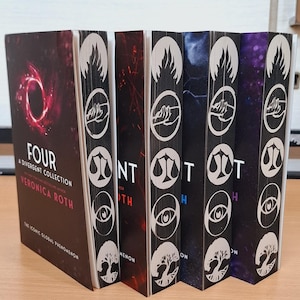 Divergent, Insurgent, Allegiant, Four, Veronica Roth, Divergent Series Set, Sprayed Edges Custom-made Special Edition Books