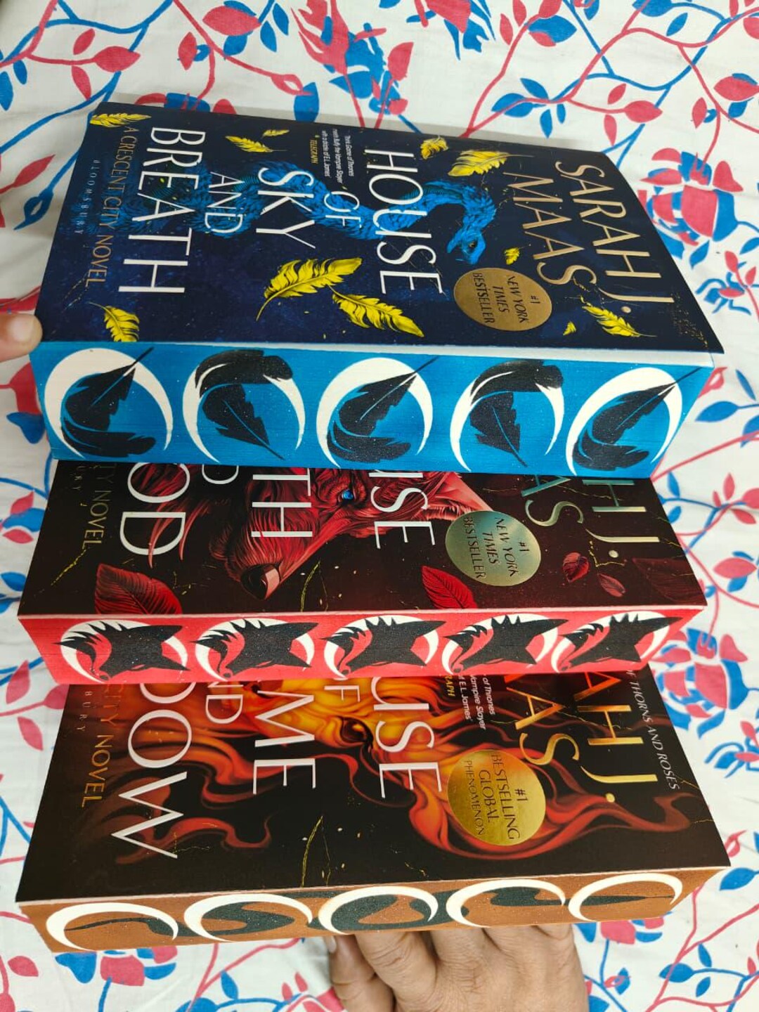 Crescent City Series by Sarah J Maas: Sprayed Edges Special