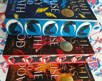 Crescent City Series by Sarah J Maas: Sprayed Edges Special Edition Paperbacks
