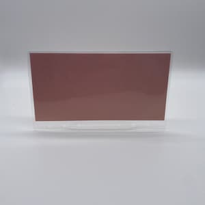 10 enveloppes rouges avec doublure métallique dorée 110 x 220 mm