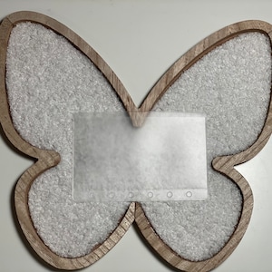 Matte doorzichtige A7 cash enveloppen zonder rits ( 8,9 cm breed en 13,3 cm lang ) .