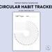 Printable Habit Tracker A4 Size PDF Download Self Care Planner Routine ...