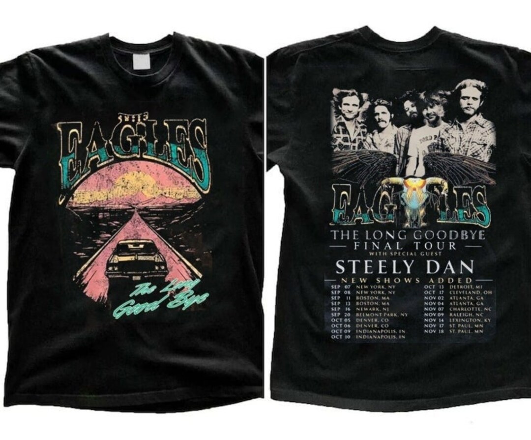 Eagles Band Shirt the Long Goodbye Tour 2023 Shirt Eagles Etsy