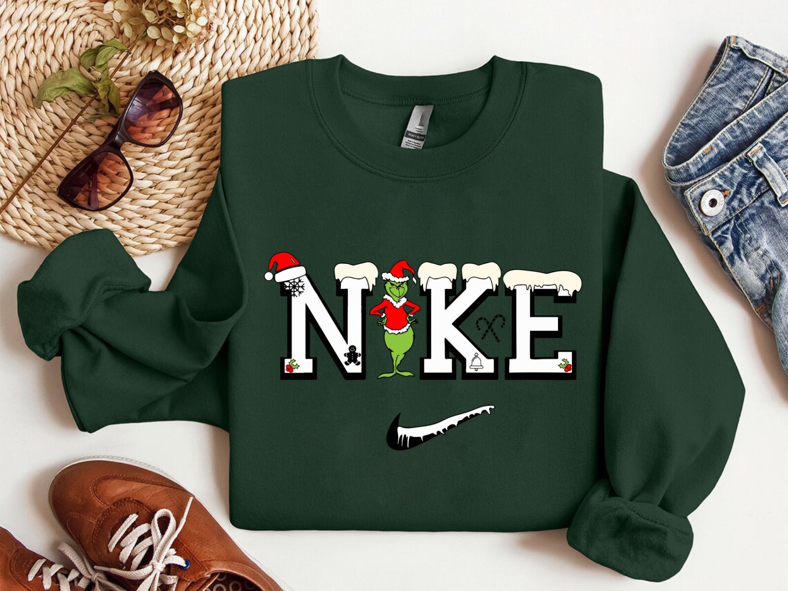 Nike Baller Swoosh Embroidered Sweatshirt Vintage Nike Swoosh Embroidery  Shirts Tshirt Hoodies Gift For Basketball Lovers Players - Laughinks