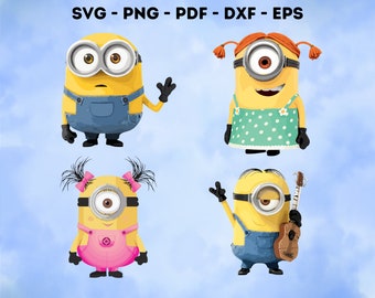 minions svg, minions png, minions shirt, minions vector, minions digital, minions birthday, minions cartoon,svg,png,pdf,dxf,eps