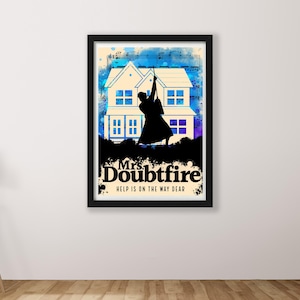 Mrs Doubtfire the Musical Stampe artistiche musicali / Stile minimalista / West End Broadway / disponibili nei formati a2 a3 a4