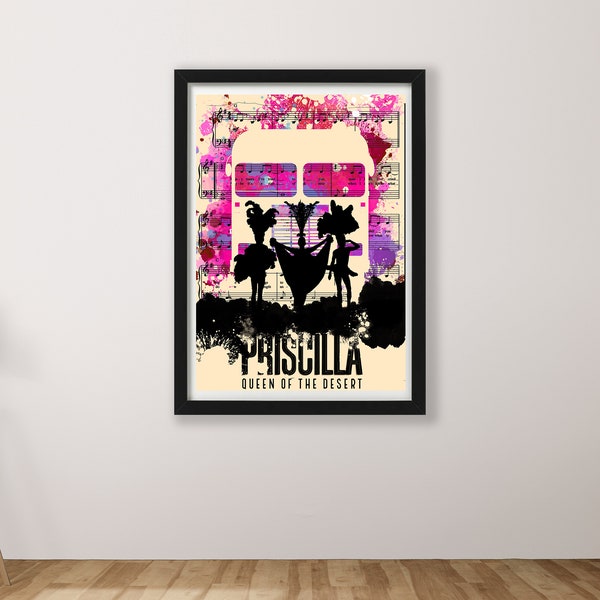 Priscilla Queen of the Desert Musical Print available in a2 a3 a4