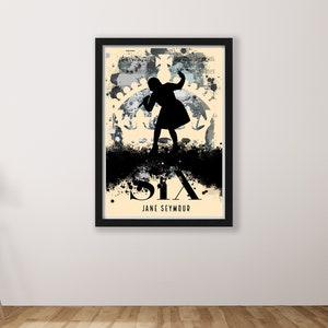 Six Jane Seymour Queen Musical Print available in a2 a3 a4