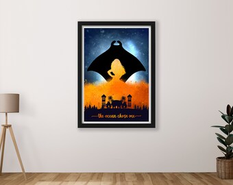 ディズニー モアナ イラストプリント - A5 A4 または A3 - Etsy 日本