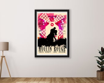 Moulin Rouge Musical Print available in a2 a3 a4