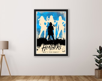 Heathers the Musical Art Print | Minimalist West End Broadway Decor