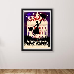 Mary Poppins Musical Poster Print - Digital Posters, Wall Art, Home Decor, Broadway Gift, Music Lover Poster, Theatre Art Print