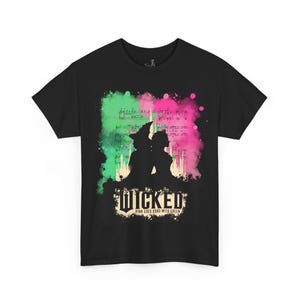 Wicked Film Movie Musical Tee, Broadway Show Shirt, Theatre Lover Gift, Unisex Graphic Tshirt, Pop Culture Top, Westend lover gift, Movie t