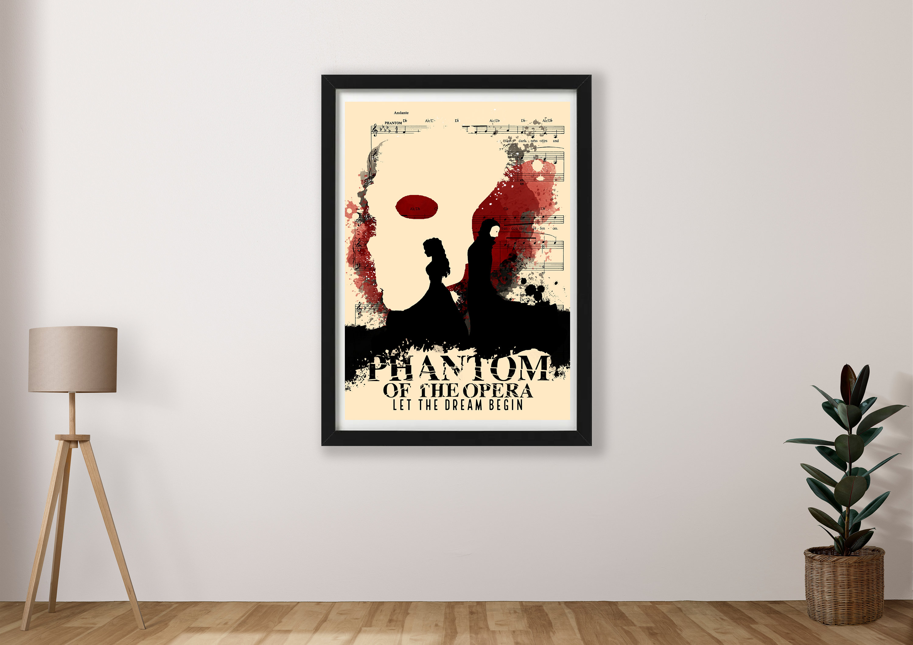 Phantom of the Opera Musical Print Available in A2 A3 A4 - Etsy