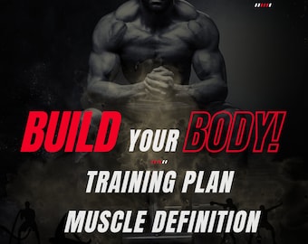 Gym Workout Plan, Fitness-Programm, Gym Workout, digitaler Download, Gym Guide, Workout für Männer, Workout für Männer, Definition von Muskelmasse, Fitnessstudio