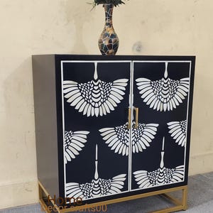 New handmade bone inlay 2 doors bar Cabinet, bone inlay, Cabinet, storage Cabinet, bone inlay Furniture, bone Inlay Cabinet, bar cabinet,