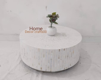 New Handmade mother of pearl inlay coffee Table , bone inlay canter Table, mop coffee table, bone inlay coffee table, bone inlay furniture,
