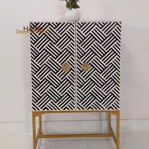 New handmade bone inlay 2 doors bar Cabinet, bone inlay, Cabinet, storage Cabinet, bone inlay Furniture, bone Inlay Cabinet, bar cabinet,