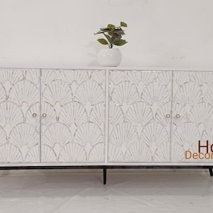 Indian handmade Mother of Pearl inlay Sideboard, Mother of pearl inlay buffet, MOP inlay Furniture, MOP inlay Chest, bone inlay furniture,