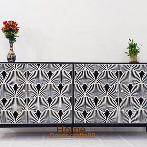 new handmade Mother of Pearl inlay Sideboard, Mother of pearl inlay buffet, MOP inlay Furniture, MOP inlay Chest, bone inlay furniture,