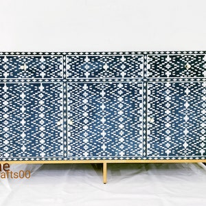 handmade mother of pearl inlay buffet, mother of pearl sideboard, Bone Inlay Furniture , mop inlay cabinet, living room furniture,