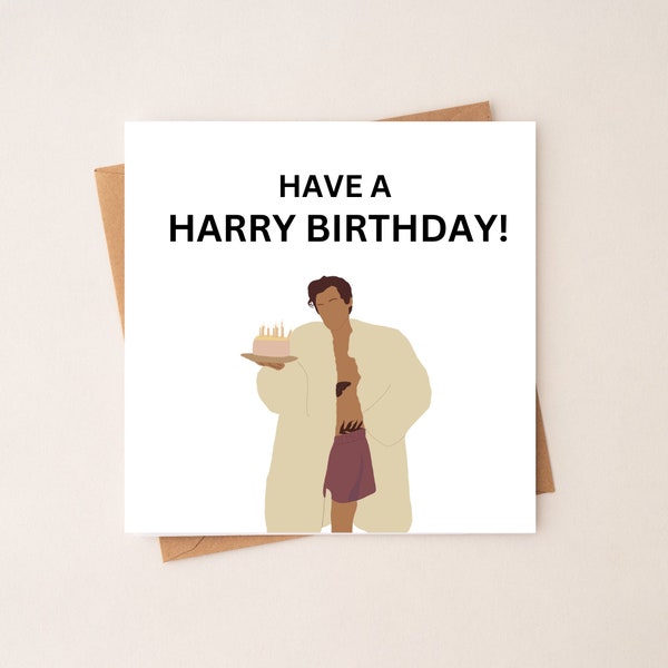 Harry Styles birthday cards