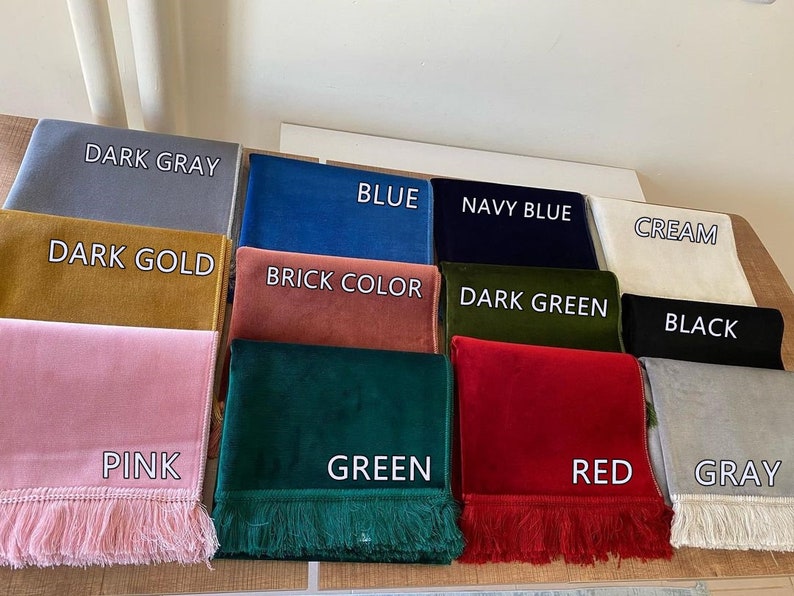 Personalized Muslim Prayer Rug Prayer Mat Setsajjada Etsy