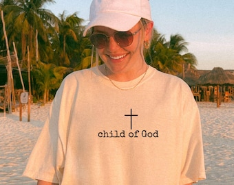 Ropa cristiana "Hijo de Dios" con colores que brindan comodidad, camisetas con motivos religiosos, camisetas con estampados religiosos, ropa cristiana, atuendos para la iglesia, ropa de Jesús.